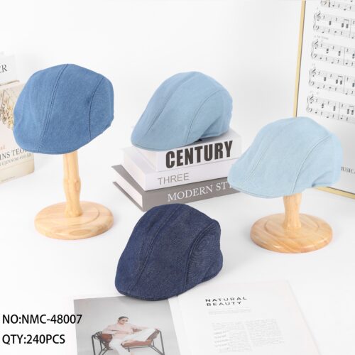 Boina Hombre Lisa Estilo Denim