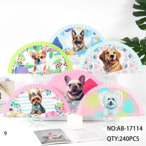 Abanico Estampado Variado Perritos