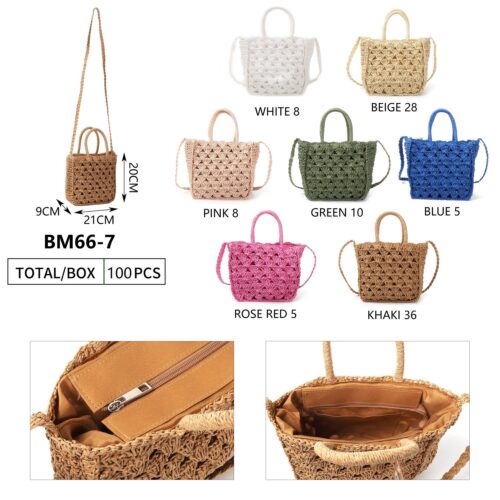 Bolso Trenzado Doble Asa