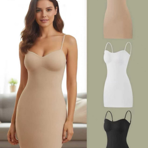 Vestido Combinación Reductora Tirantes
