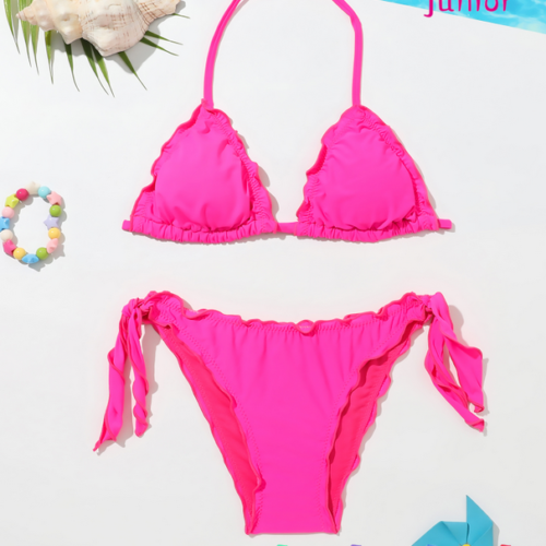 Bikini Infantil Liso 8-16 Años