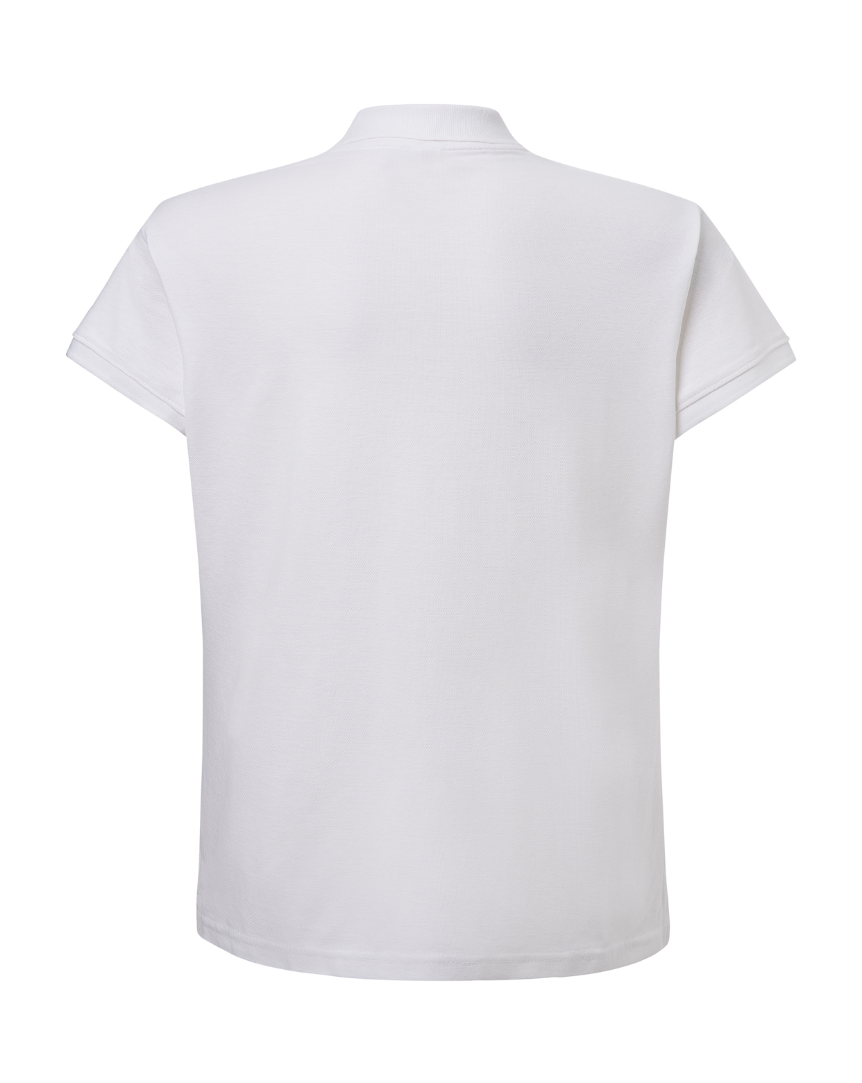 jhktshirt_curvspolo_wh_back Polo Piqué Mujer Tallas Grandes 200gr - Curves - Imagen 10