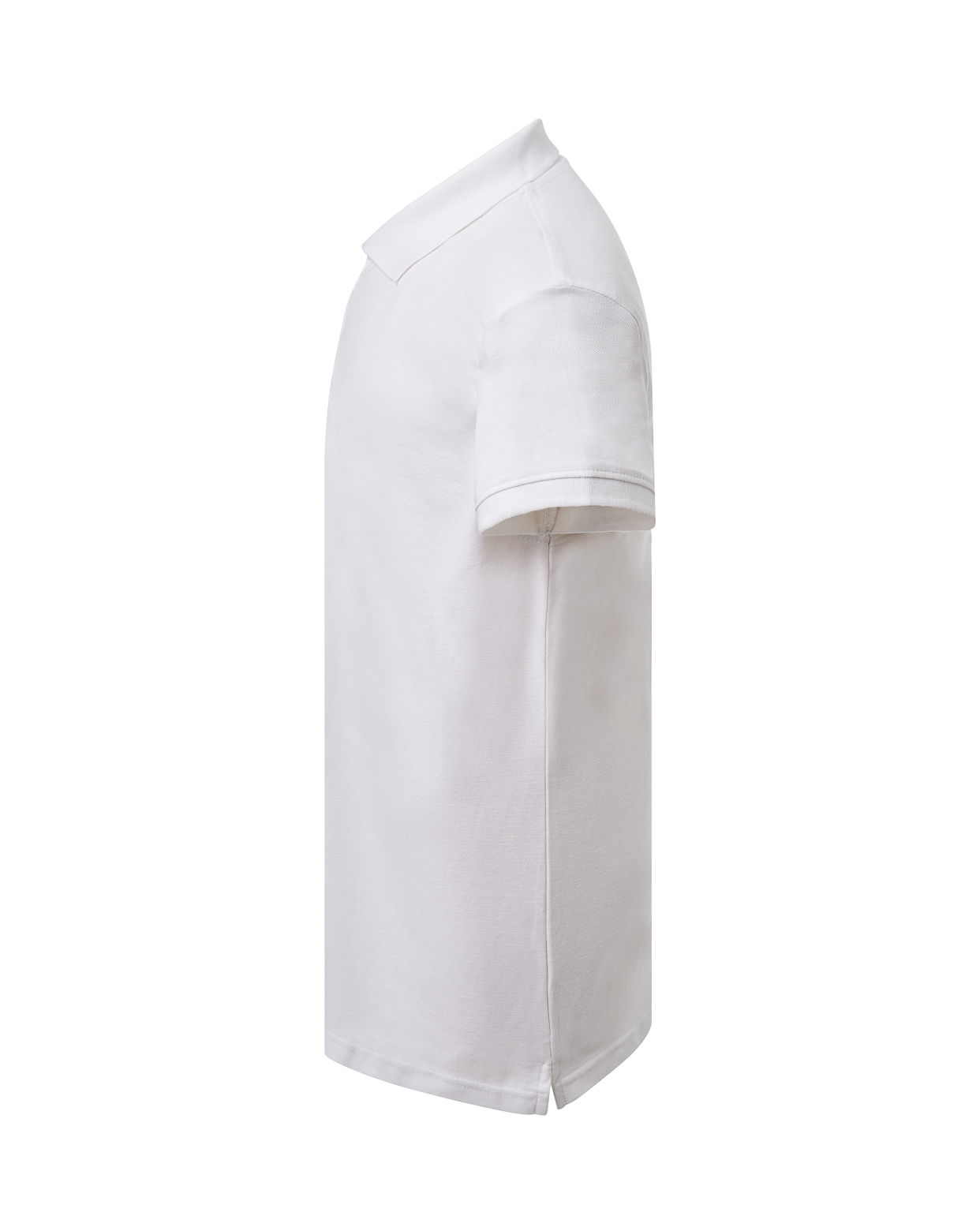 jhktshirt_curvspolo_wh_side Polo Piqué Mujer Tallas Grandes 200gr - Curves - Imagen 9