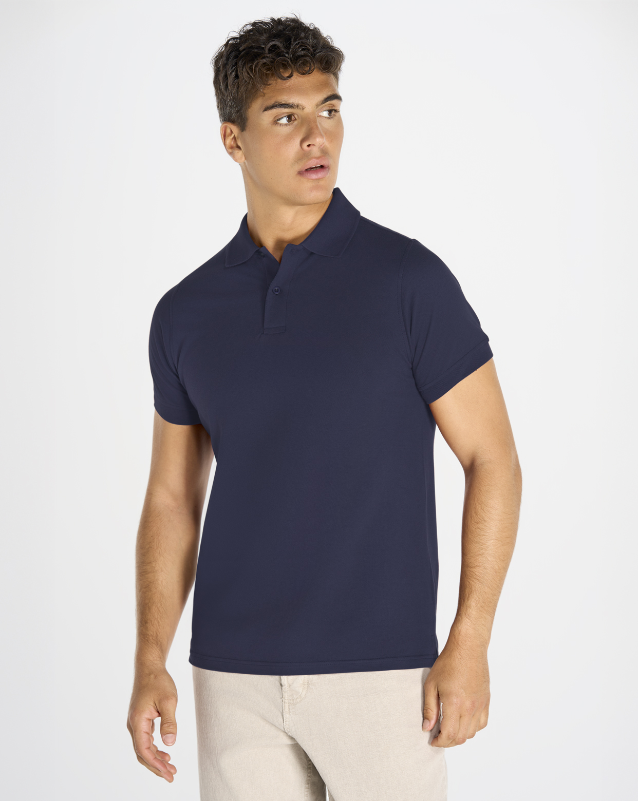 jhktshirt_jtpolo_0 Polo Hombre Manga Corta Piqué 180gr - Personalizable - Imagen 1