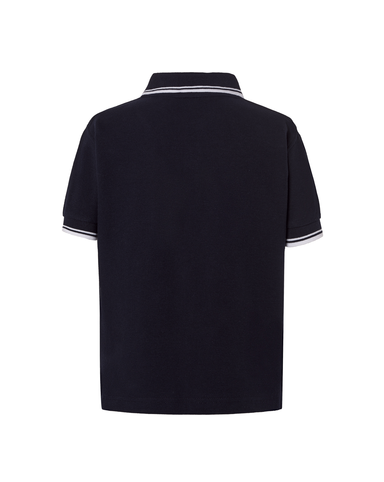 jhktshirt_pkid210_nywh_back Polo Piqué Infantil Kid 210gr - 23 Colores - Imagen 64