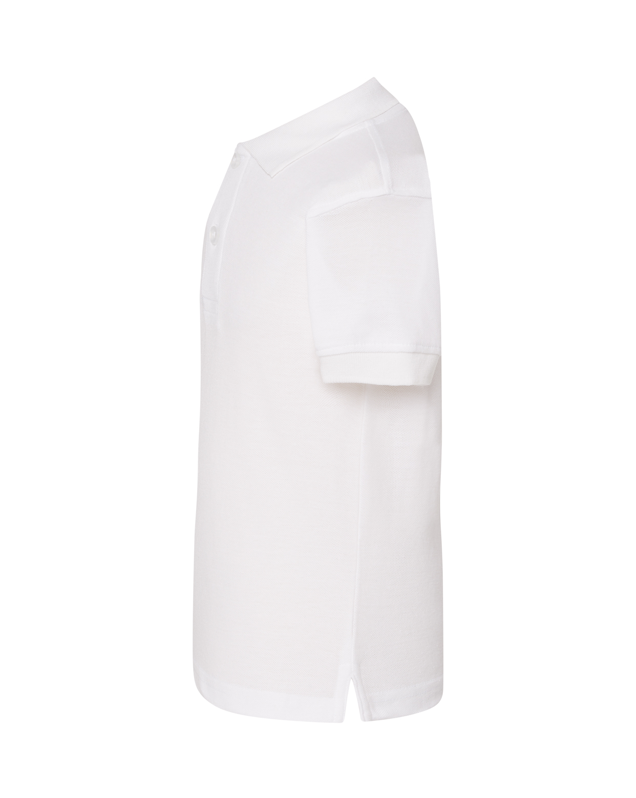jhktshirt_pkid210sch_wh_side Polo School Wear Kid – Piqué Infantil Uniforme Escolar - Imagen 3