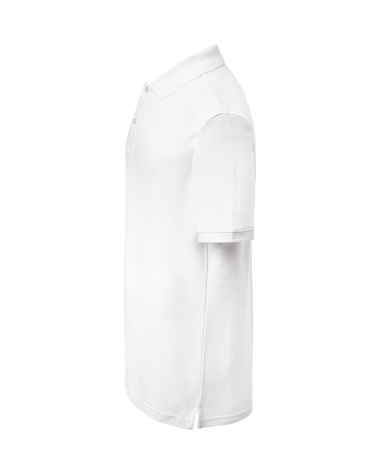 jhktshirt_pora240_wh_side Polo Premium Piqué Hombre Manga Corta 240gr - Regular Line - Imagen 12