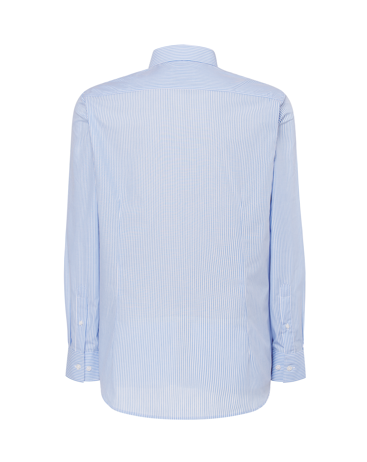 jhktshirt_shaberlin_sk_back Camisa Rayas Hombre BERLIN - Cuello Sin Botones Yarn Dyed - Imagen 4
