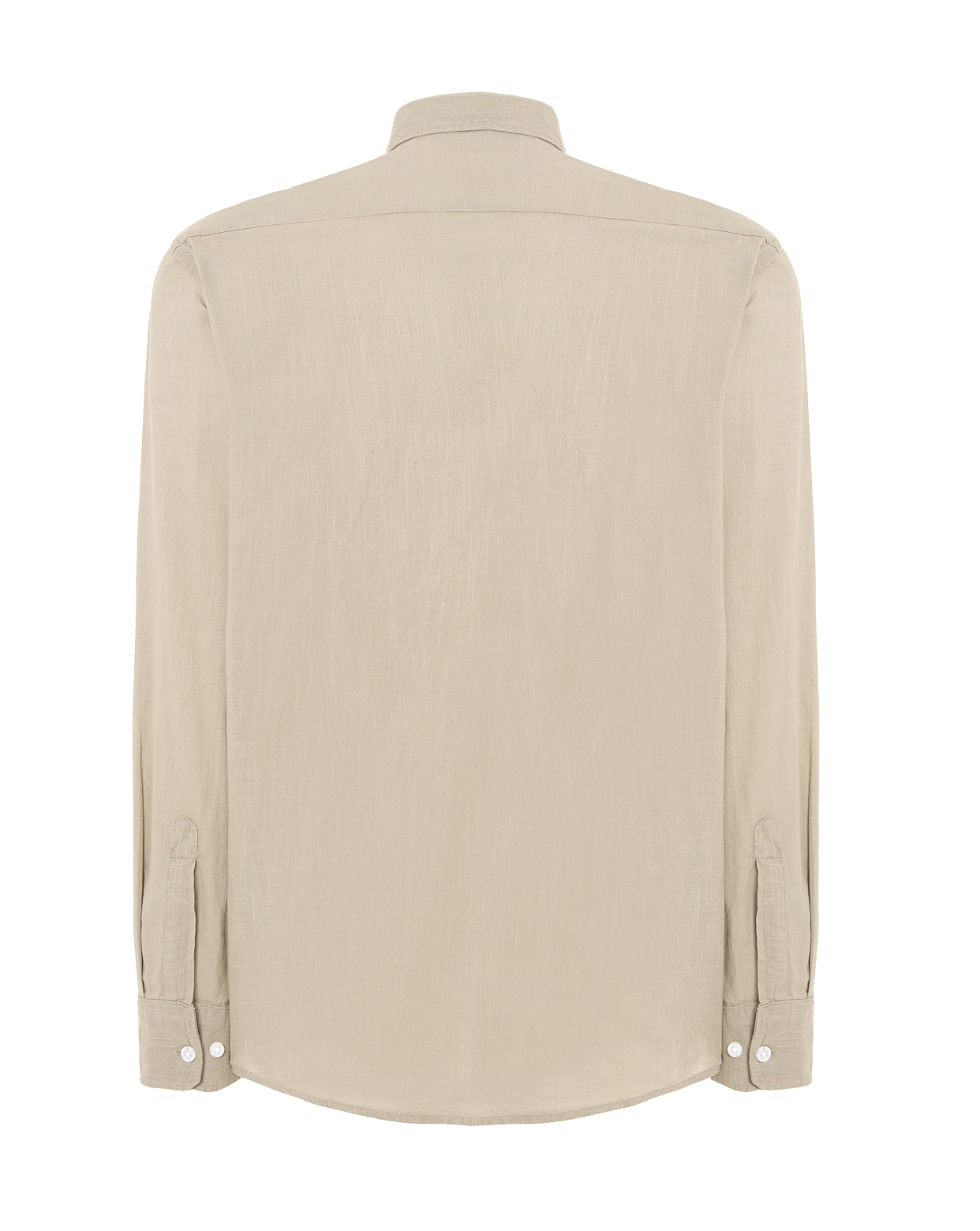 jhktshirt_shatulum_brw_back Camisa TULUM manga larga 100% algodón slub - Workwear profesional - Imagen 16