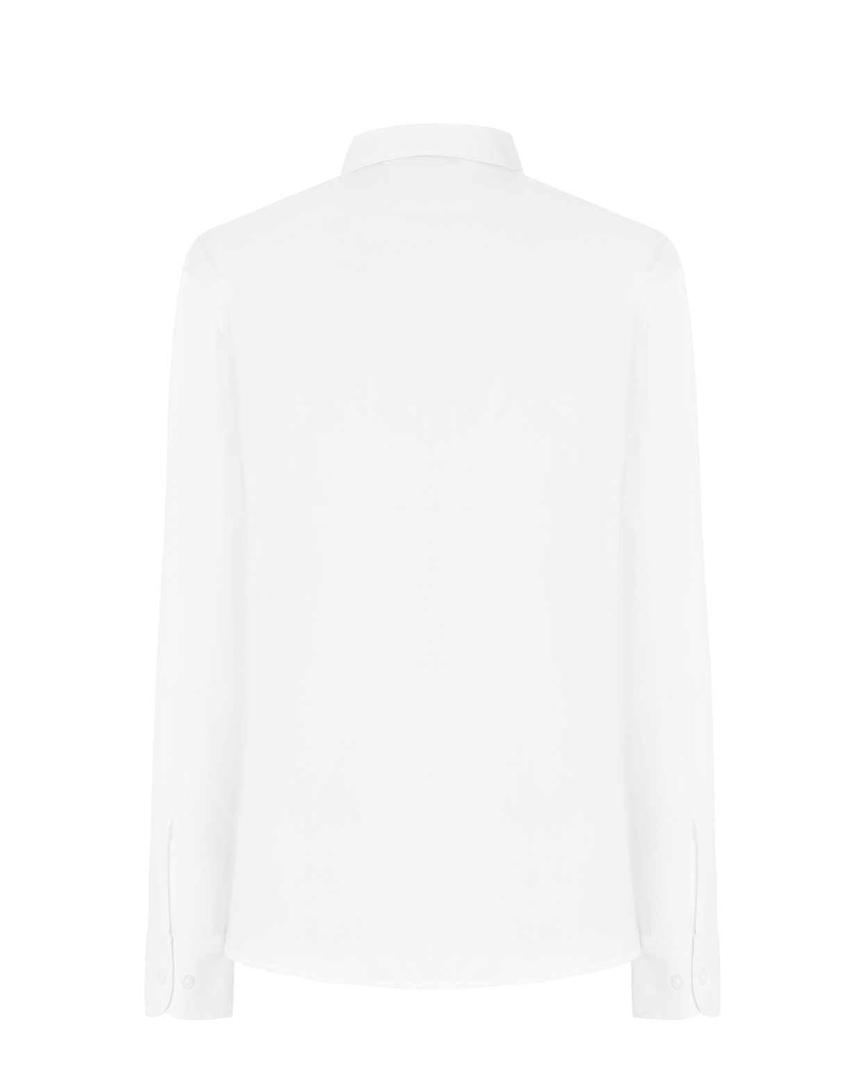 jhktshirt_shlpekin_wh_back Camisa mujer entallada antiarrugas popelín - PEKIN LADY - Imagen 5