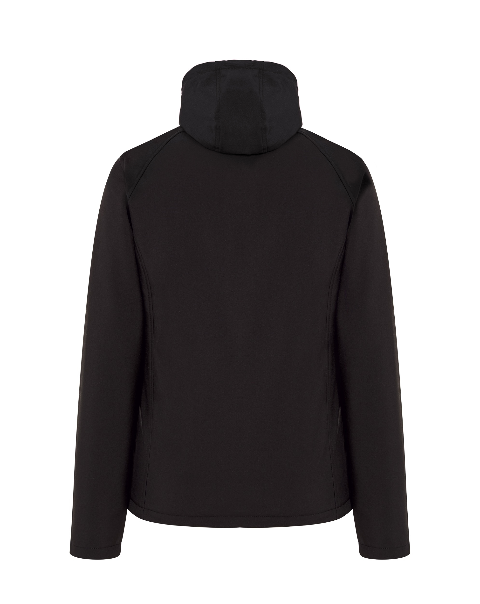 jhktshirt_softhoodl_bk_back Softshell Jacket Hooded Lady - Chaqueta técnica mujer con capucha - Imagen 7