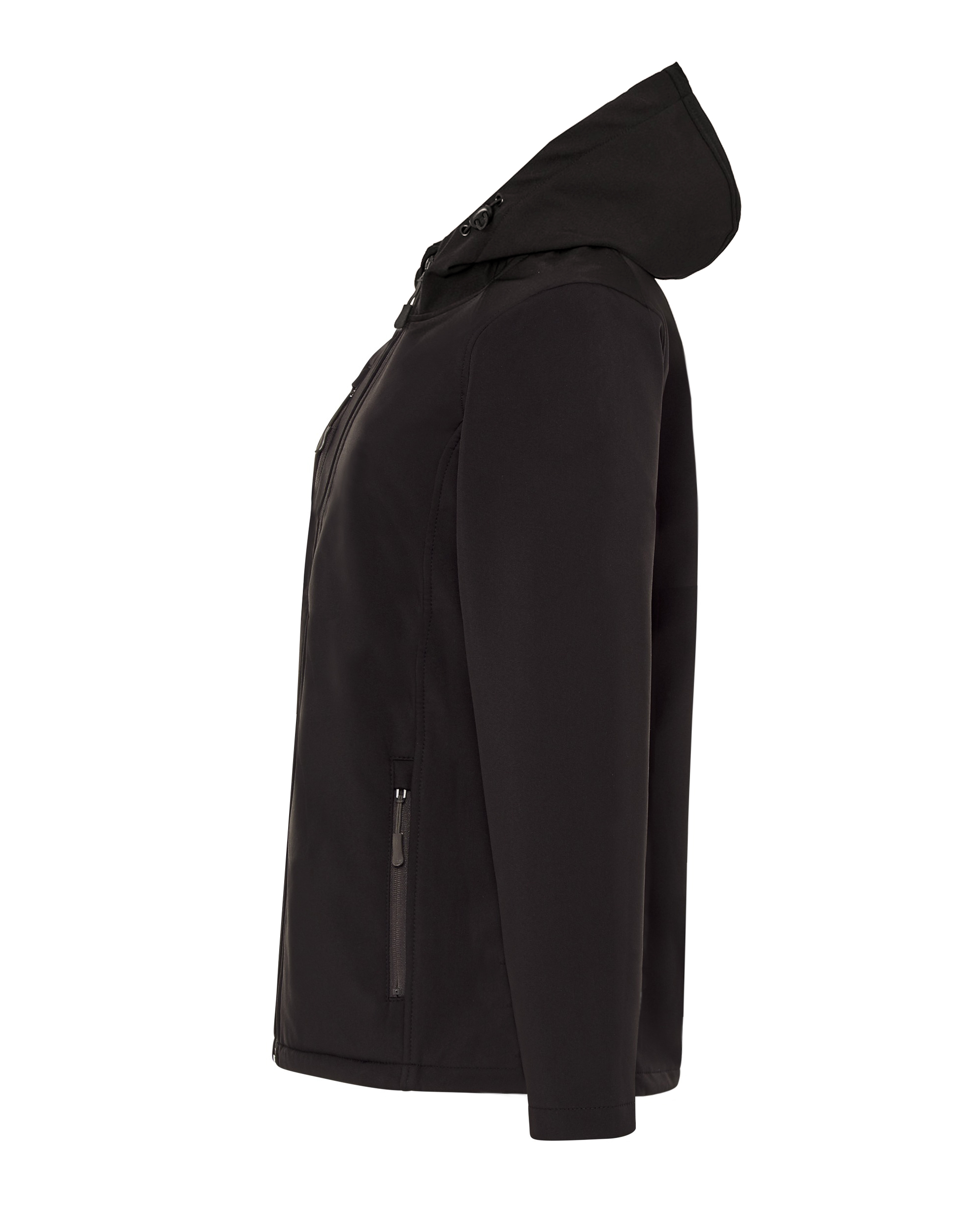 jhktshirt_softhoodl_bk_side Softshell Jacket Hooded Lady - Chaqueta técnica mujer con capucha - Imagen 6