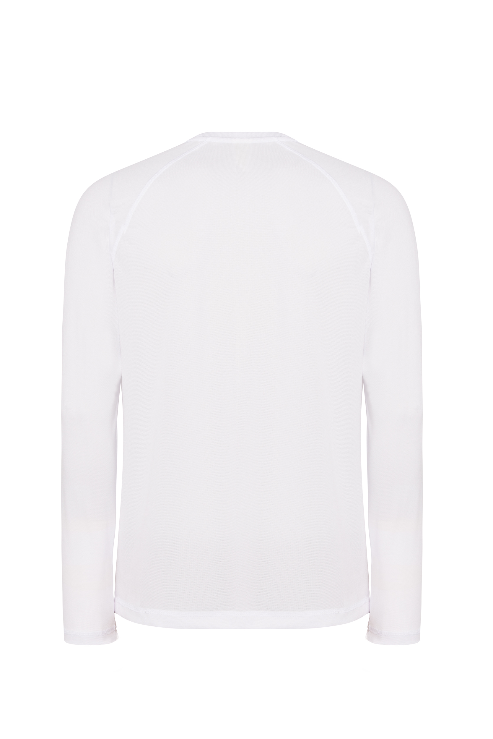 jhktshirt_sportmanls_wh_back Camiseta Deportiva Hombre Manga Raglan Larga Poliéster Reciclado - Imagen 10