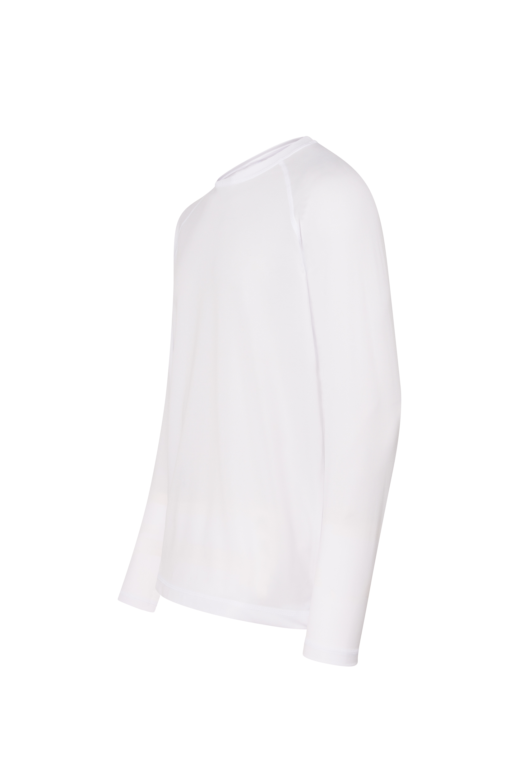 jhktshirt_sportmanls_wh_side Camiseta Deportiva Hombre Manga Raglan Larga Poliéster Reciclado - Imagen 9