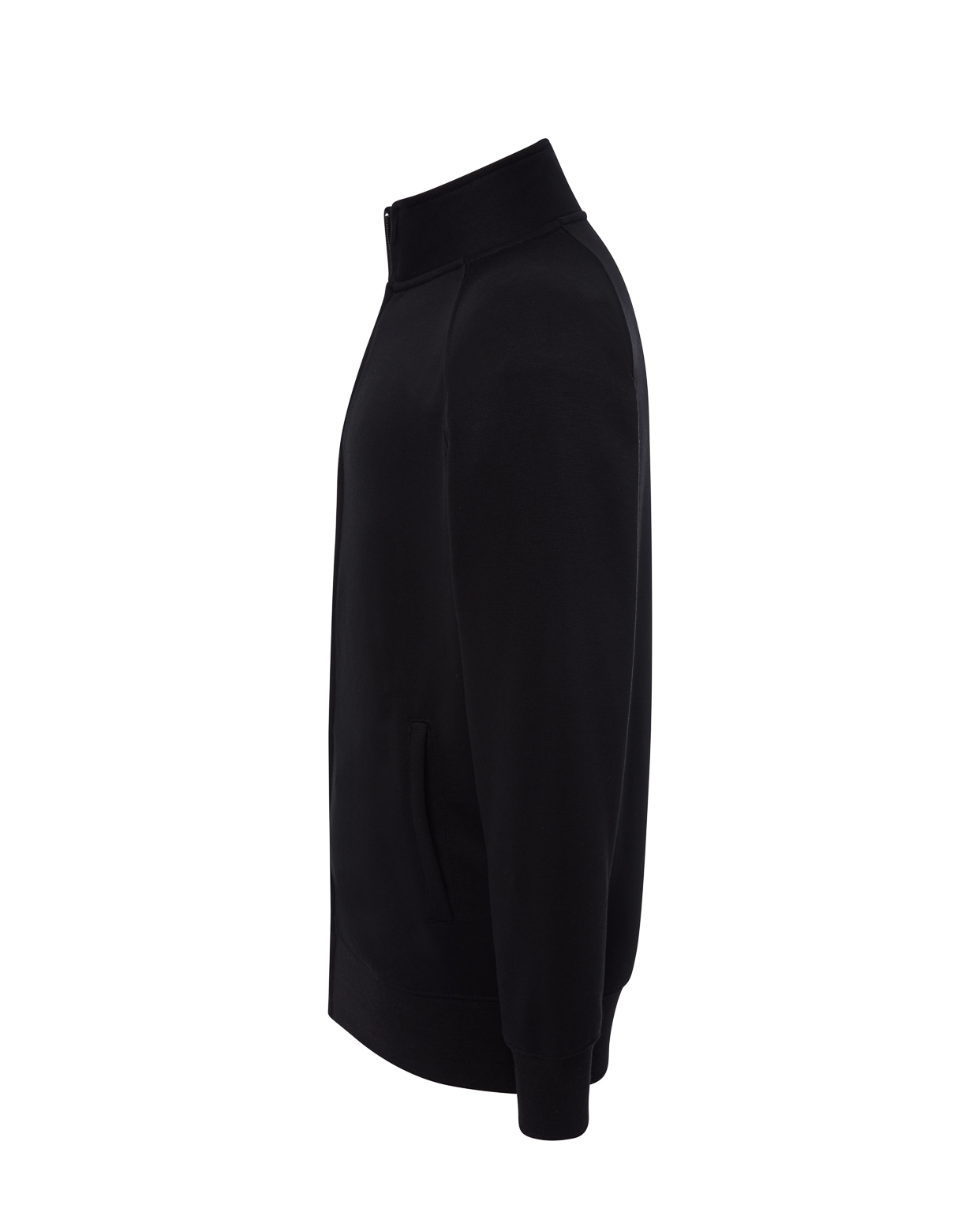 jhktshirt_swrafuzip_bk_side Sudadera Hombre Cremallera Full Zip con Cuello Alto - Imagen 17