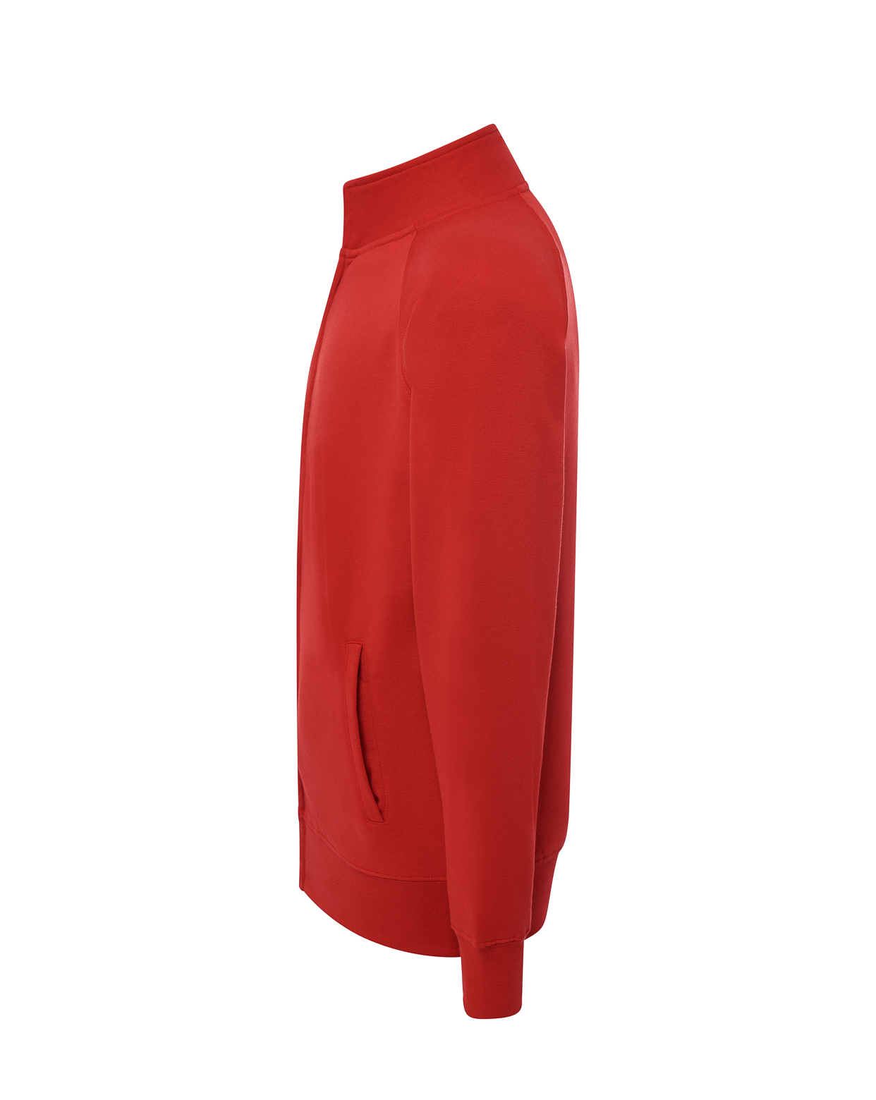 jhktshirt_swrafuzip_rd_side Sudadera Hombre Cremallera Full Zip con Cuello Alto - Imagen 19