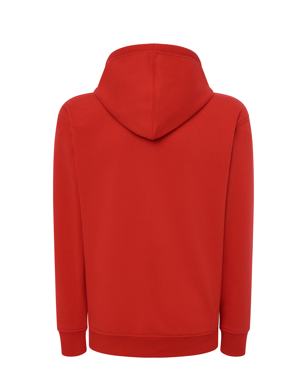 jhktshirt_swuahood_rd_back Sudadera Capucha Cremallera Unisex Hooded Sweatshirt Personalizable - Imagen 22