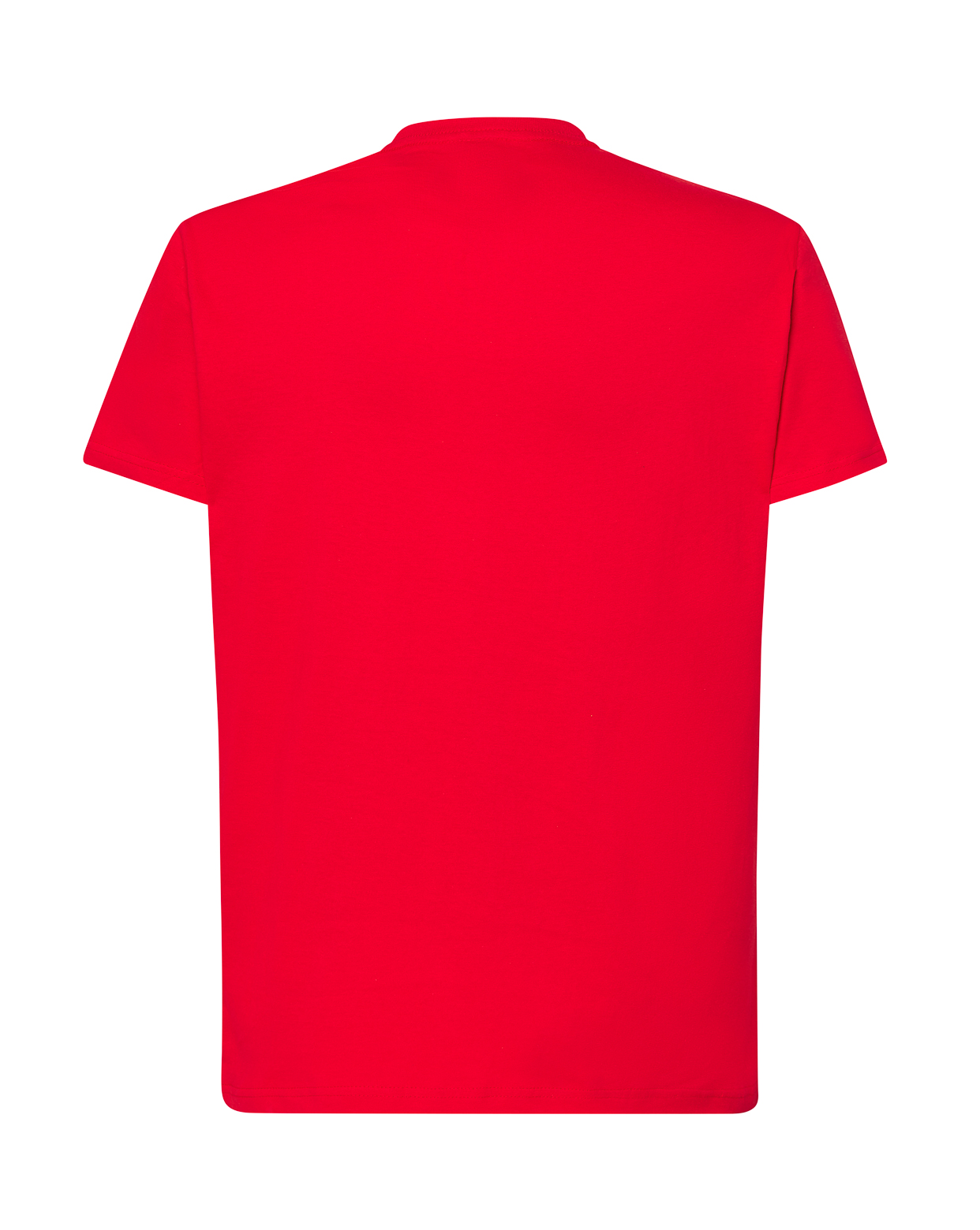jhktshirt_tsra150ks_rd_back Camiseta Básica Hombre Tallas Grandes King Size 100% Algodón - Imagen 13