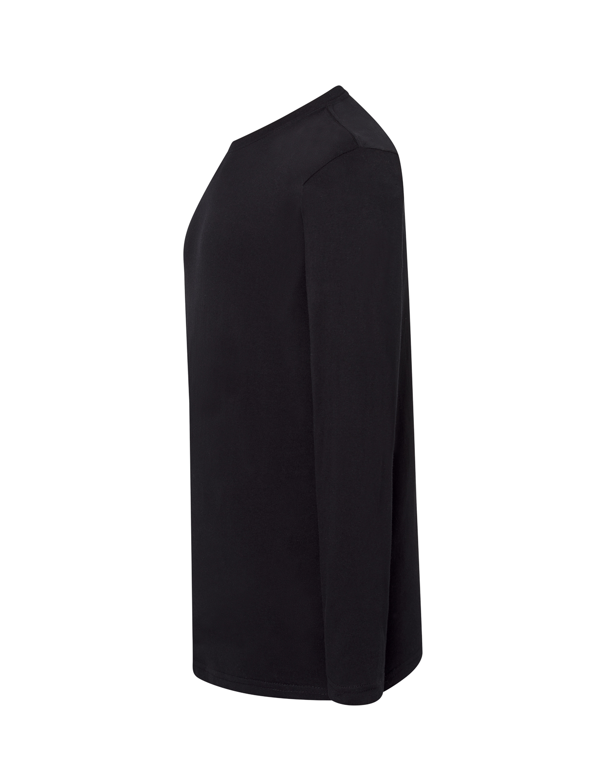 jhktshirt_tsra150ls_bk_side Camiseta manga larga hombre 100% algodón 155gr - Regular LS - Imagen 14