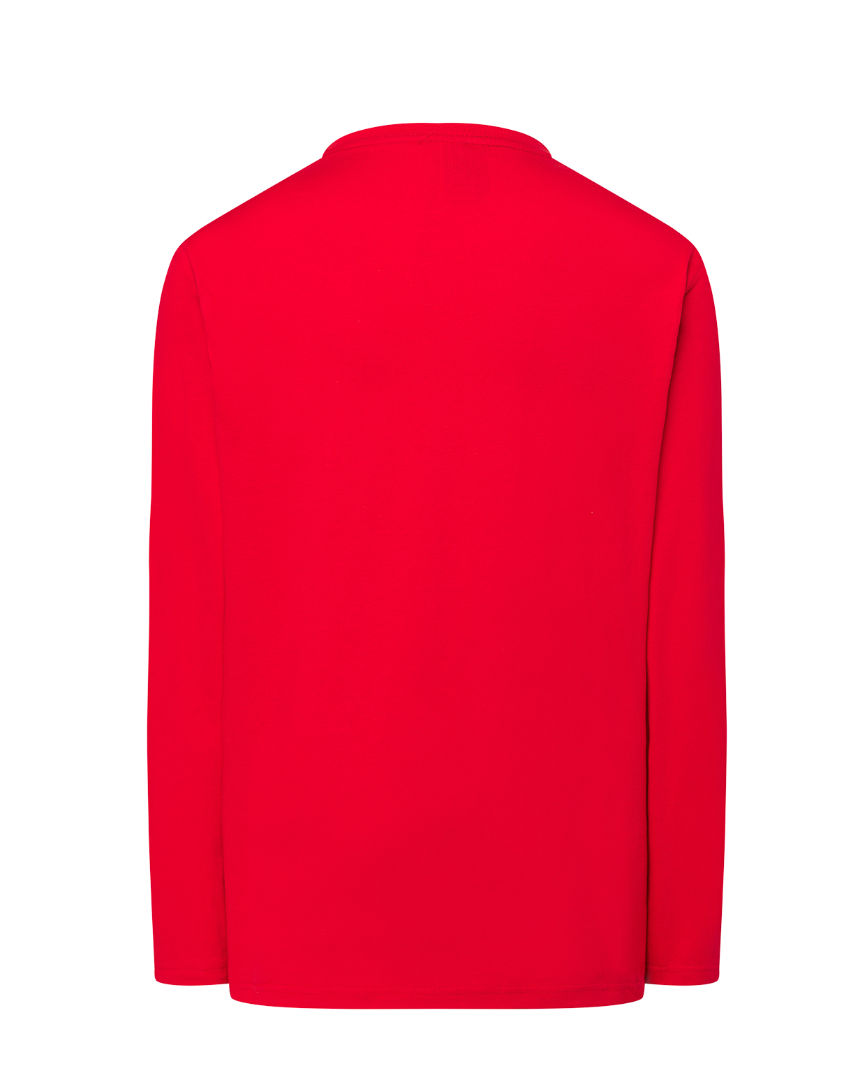 jhktshirt_tsra150ls_rd_back Camiseta manga larga hombre 100% algodón 155gr - Regular LS - Imagen 27
