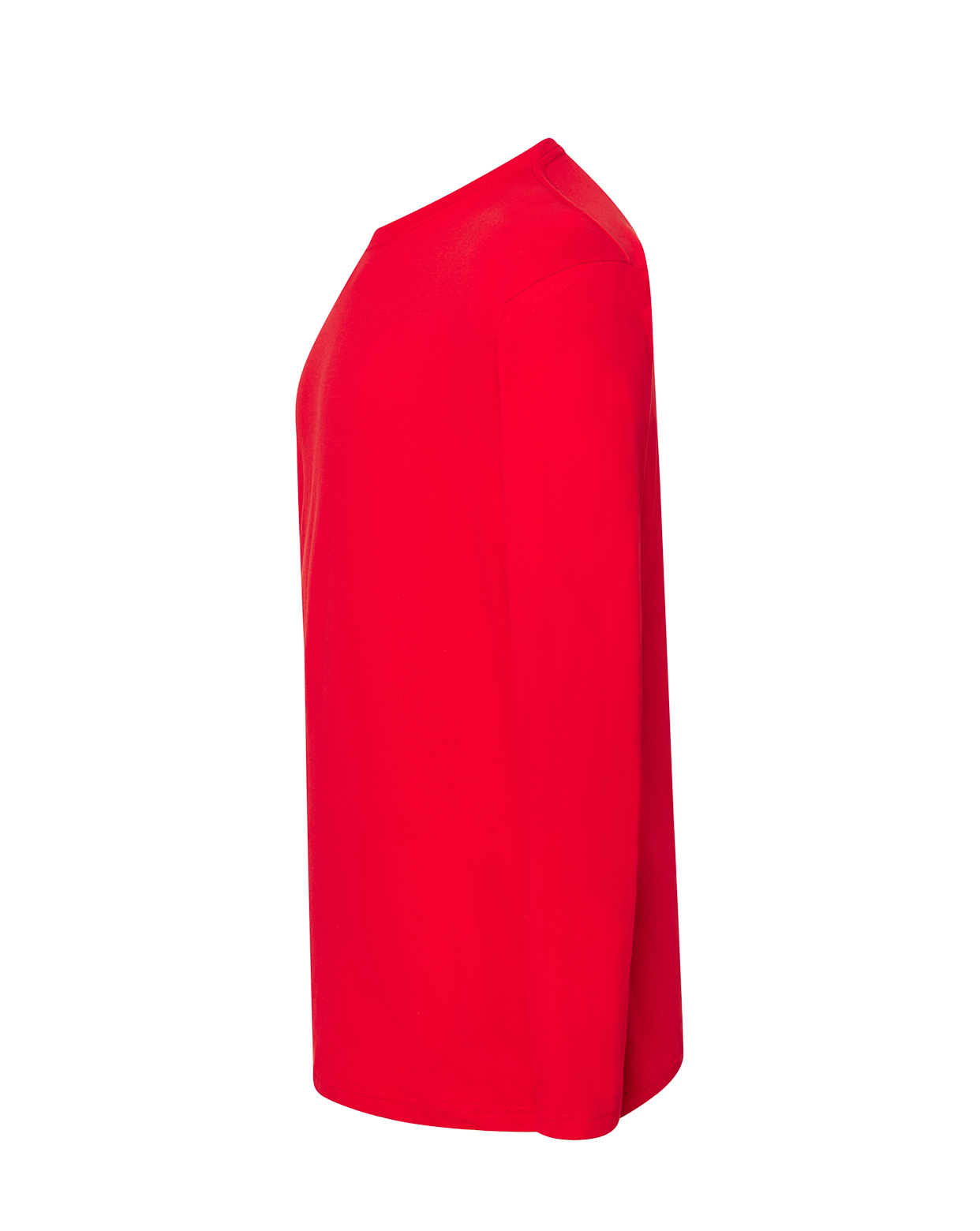 jhktshirt_tsra150ls_rd_side Camiseta manga larga hombre 100% algodón 155gr - Regular LS - Imagen 26