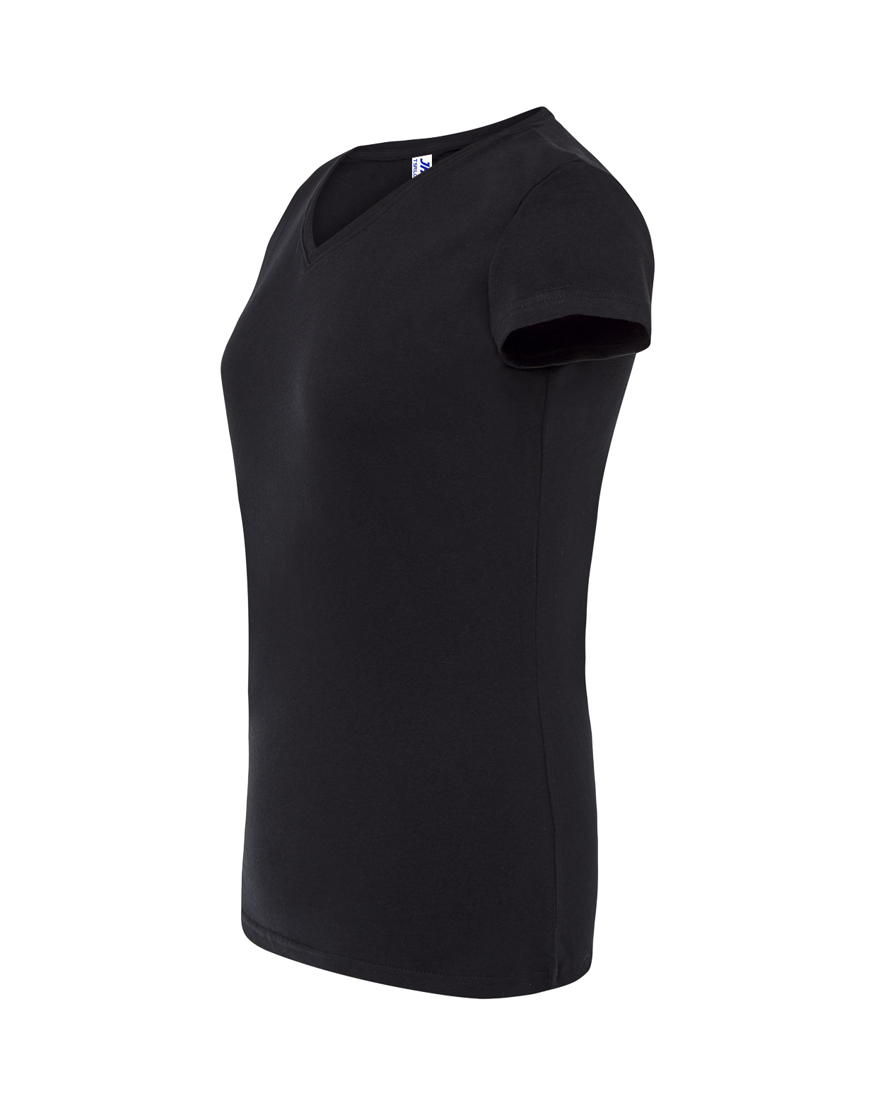 jhktshirt_tsrlcmfp_bk_side Camiseta Mujer Cuello Pico 100% Algodón 145gr – Lady Regular V-Neck - Imagen 42