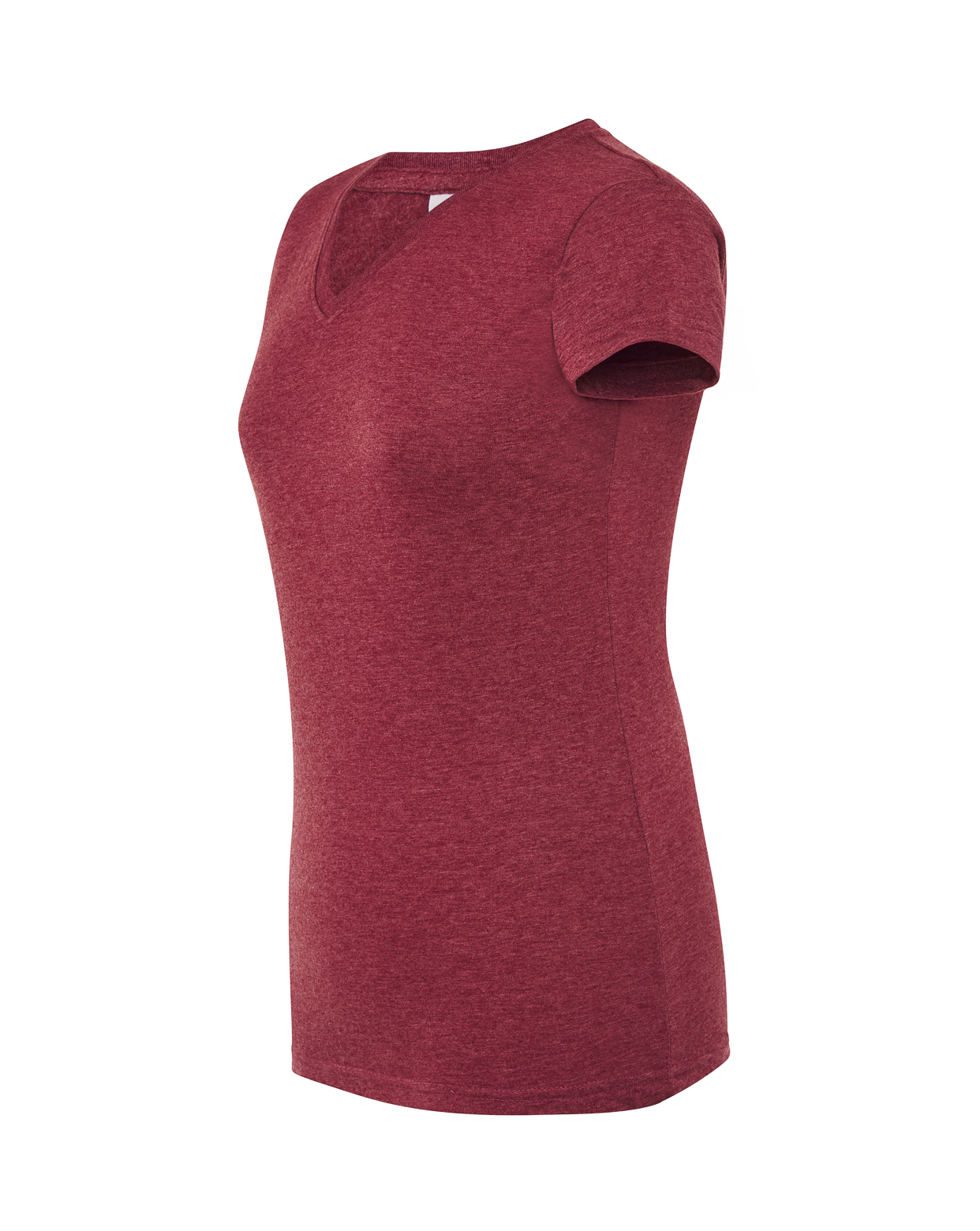 jhktshirt_tsrlcmfp_buh_side Camiseta Mujer Cuello Pico 100% Algodón 145gr – Lady Regular V-Neck - Imagen 36