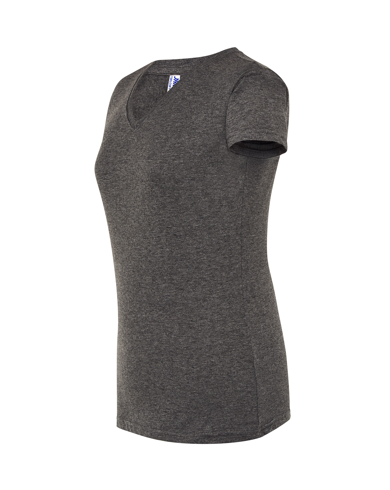 jhktshirt_tsrlcmfp_chch_side Camiseta Mujer Cuello Pico 100% Algodón 145gr – Lady Regular V-Neck - Imagen 26