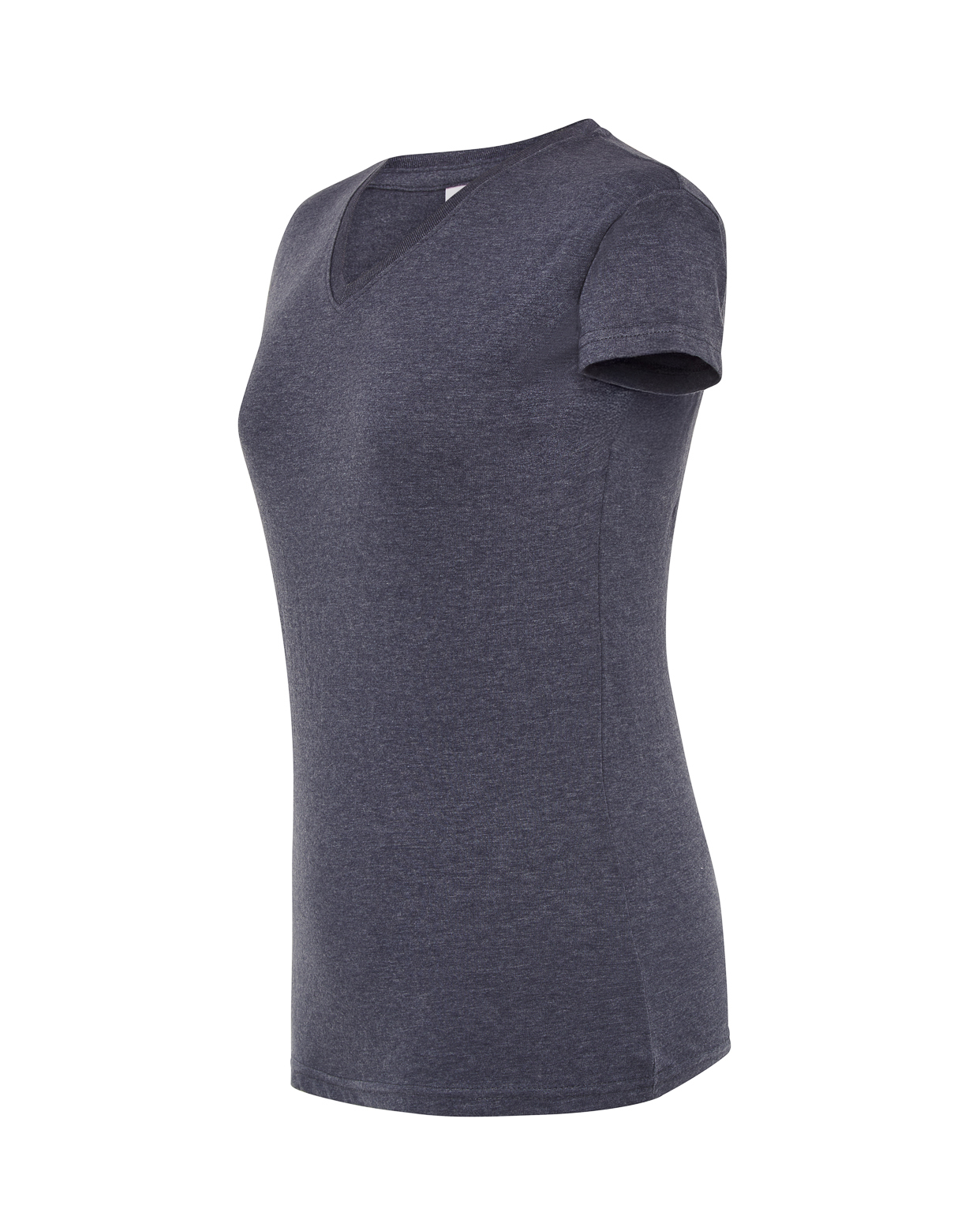jhktshirt_tsrlcmfp_dnh_side Camiseta Mujer Cuello Pico 100% Algodón 145gr – Lady Regular V-Neck - Imagen 34