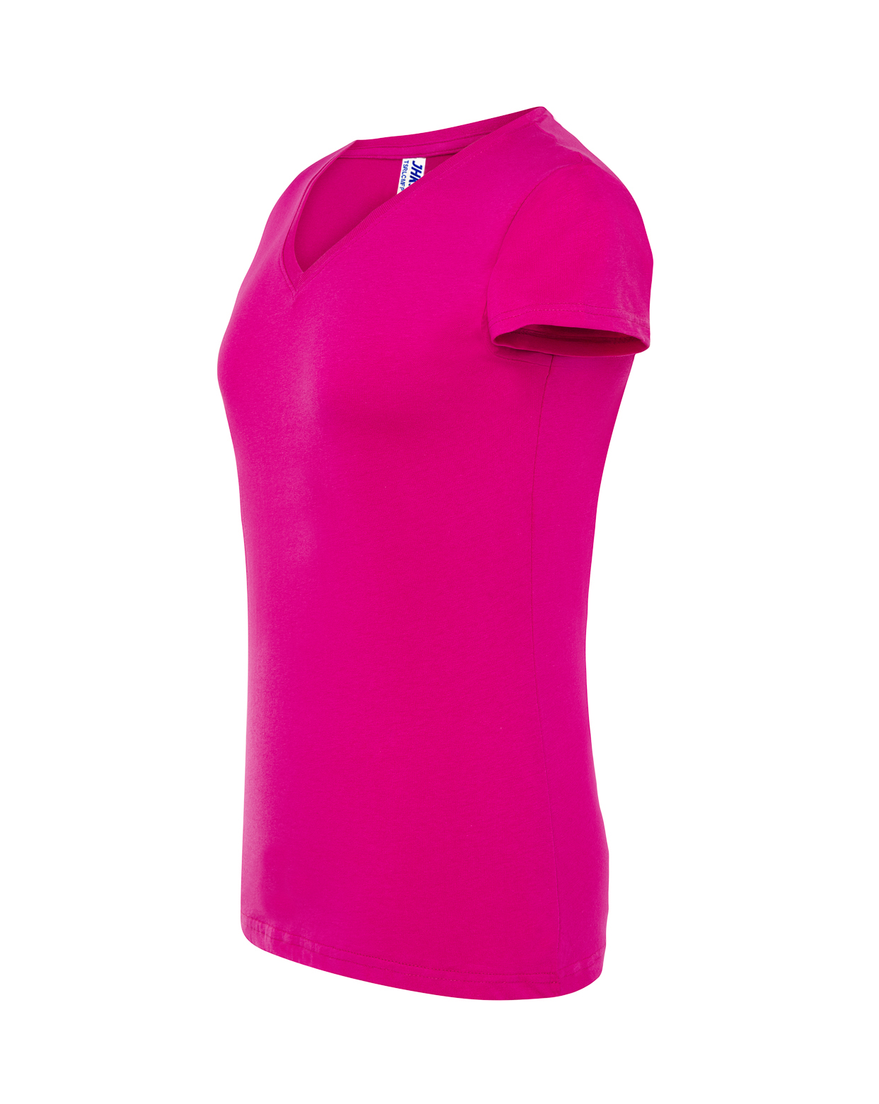 jhktshirt_tsrlcmfp_fu_side Camiseta Mujer Cuello Pico 100% Algodón 145gr – Lady Regular V-Neck - Imagen 48