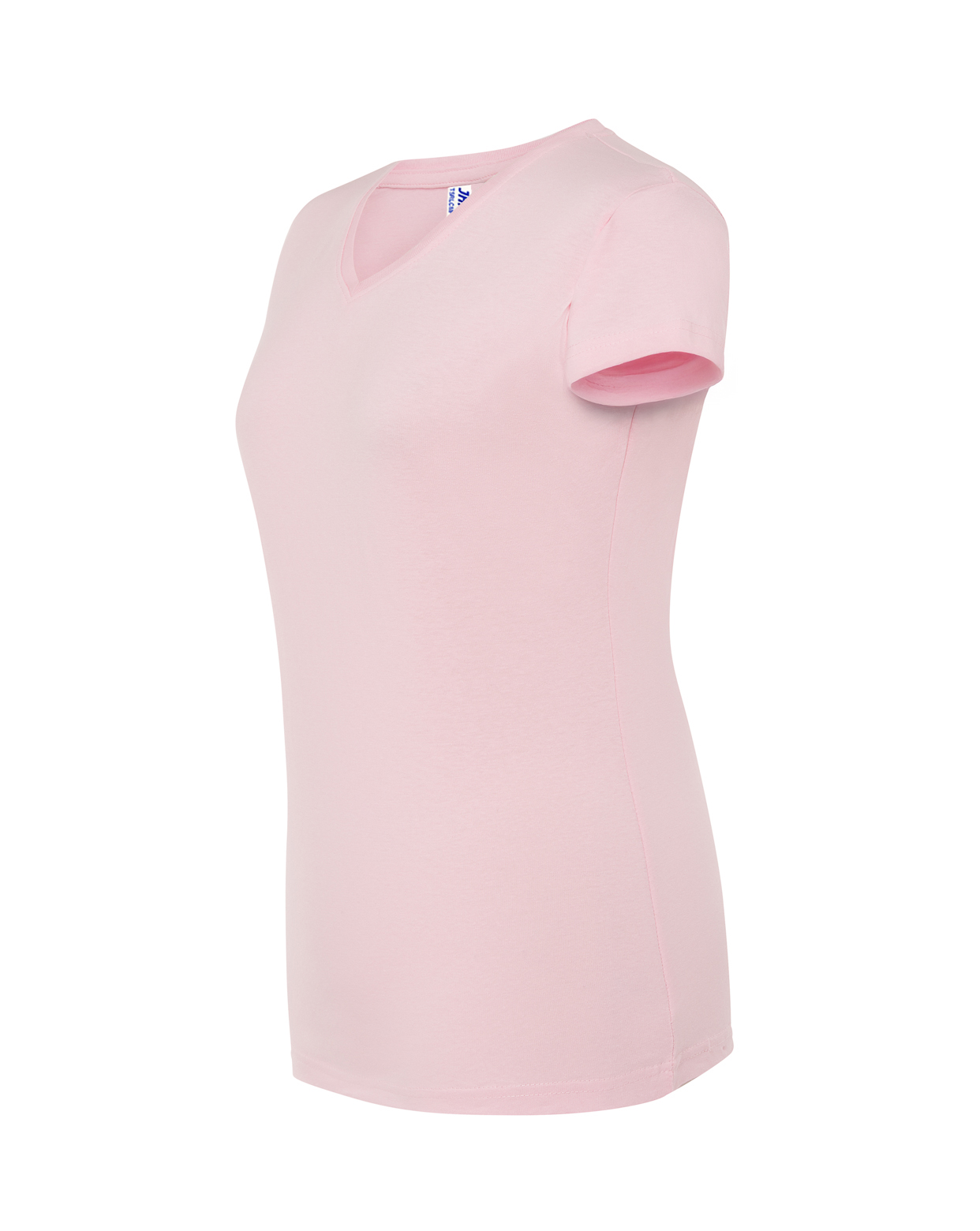 jhktshirt_tsrlcmfp_pk_side Camiseta Mujer Cuello Pico 100% Algodón 145gr – Lady Regular V-Neck - Imagen 24
