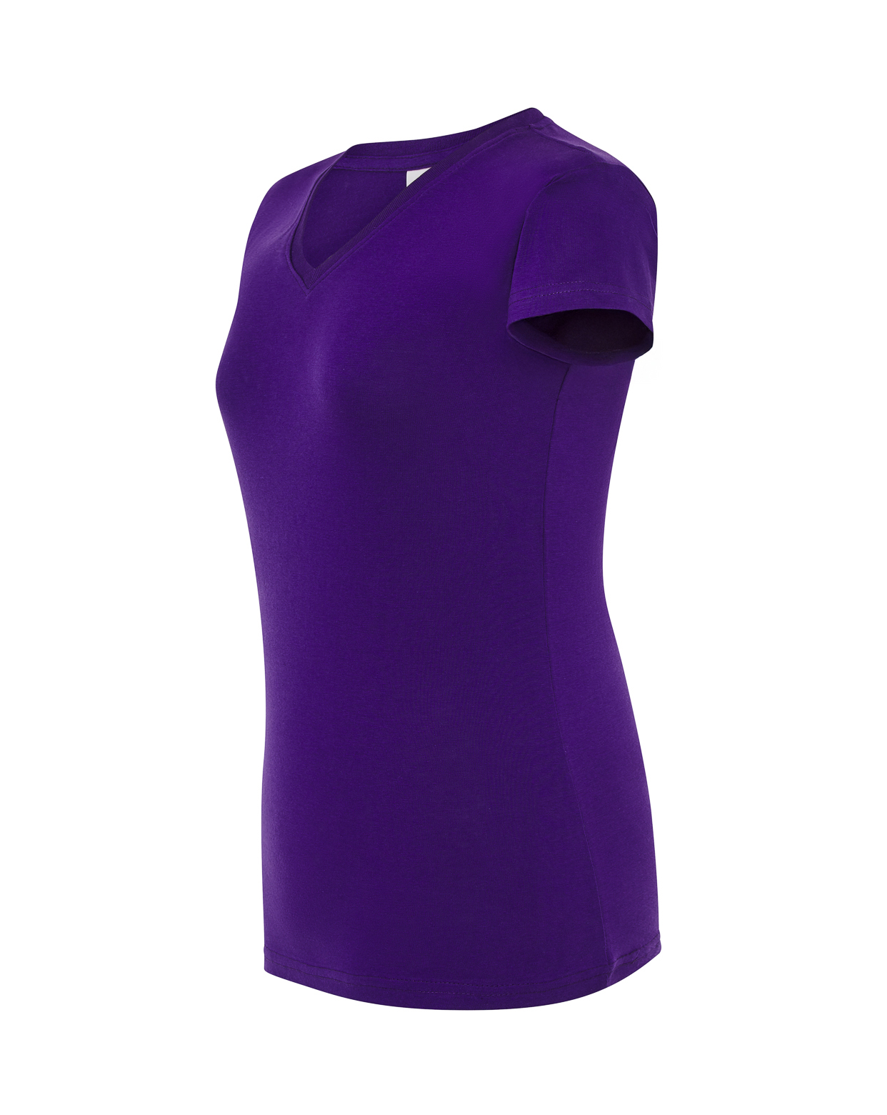 jhktshirt_tsrlcmfp_pu_side Camiseta Mujer Cuello Pico 100% Algodón 145gr – Lady Regular V-Neck - Imagen 20