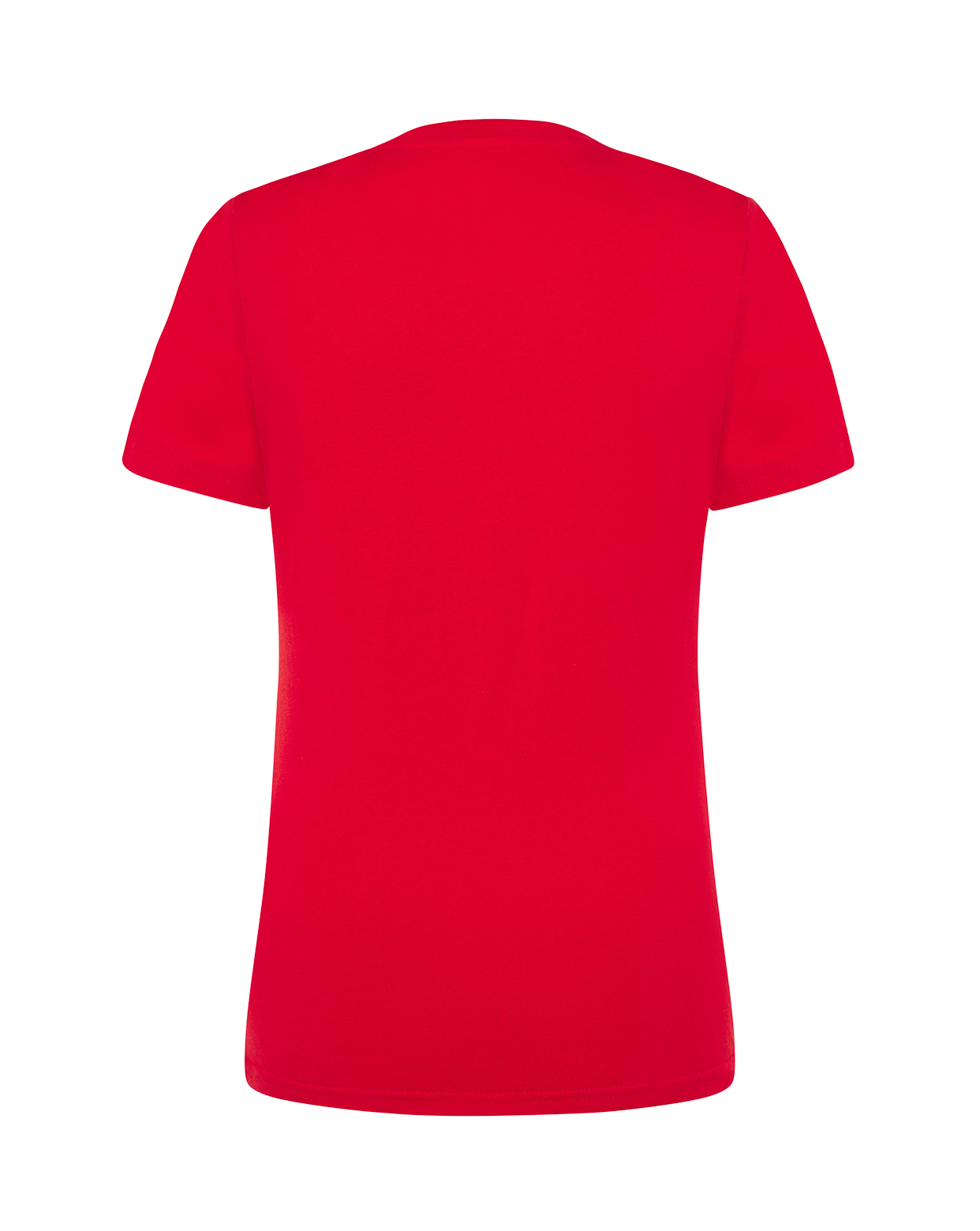 jhktshirt_tsrlcmfp_rd_back Camiseta Mujer Cuello Pico 100% Algodón 145gr – Lady Regular V-Neck - Imagen 45