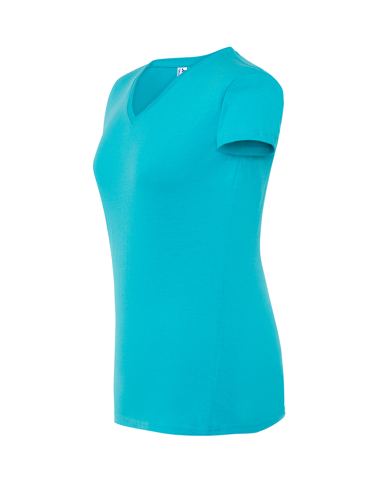 jhktshirt_tsrlcmfp_tu_side Camiseta Mujer Cuello Pico 100% Algodón 145gr – Lady Regular V-Neck - Imagen 54