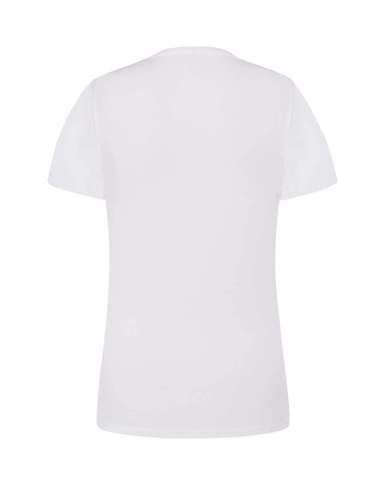 jhktshirt_tsrlcmfp_wh_back Camiseta Mujer Cuello Pico 100% Algodón 145gr – Lady Regular V-Neck - Imagen 41