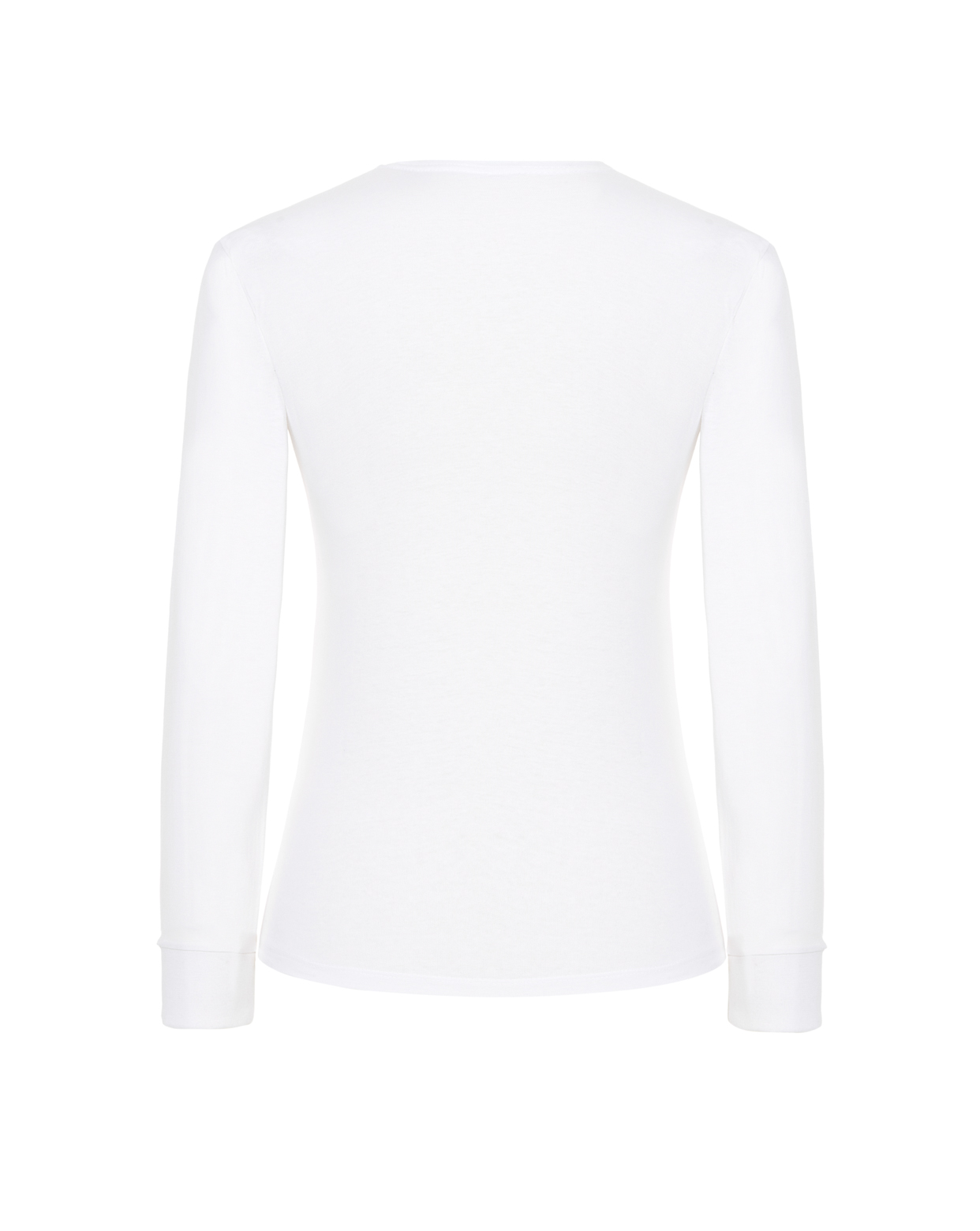jhktshirt_tsrlprmls_wh_back Camiseta Manga Larga Mujer 100% Algodón Premium 170gr - Imagen 11