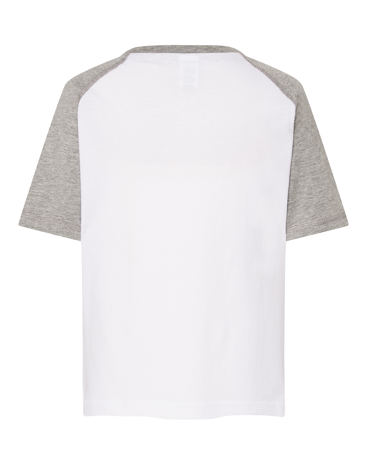 jhktshirt_tsukbsb_whgm_back Camiseta Infantil Baseball Raglan Unisex Personalizable - Imagen 4