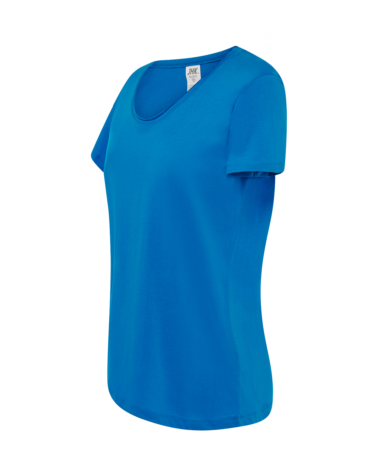 jhktshirt_tsulplm_aq_side Camiseta Palma Mujer Cotton 150gr – Cuello Redondo Sin Rematar - Imagen 18