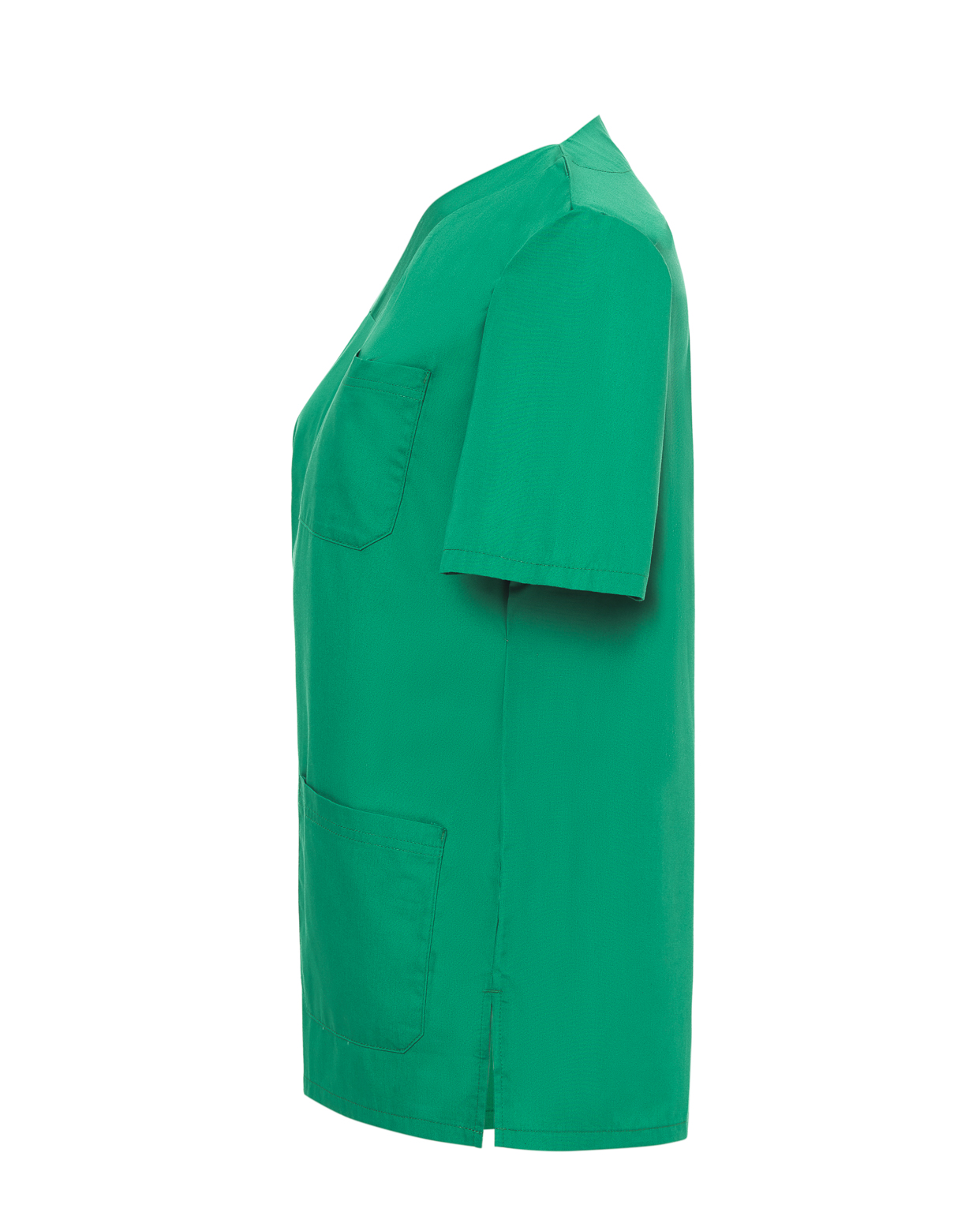 jhktshirt_wkoporto_em_side OPORTO Casaca Sanitaria Unisex Manga Corta - Cuello V Workwear - Imagen 5