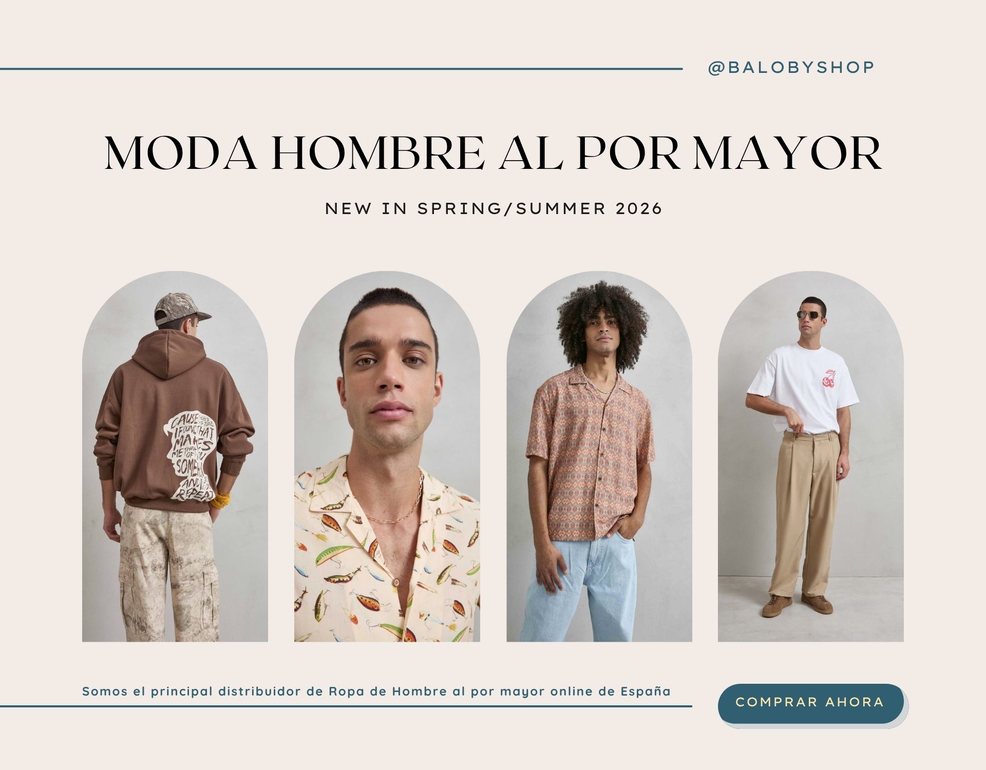 moda de hombre al por mayor
