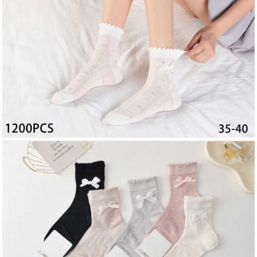 Calcetines Mujer Media Caña Lazo