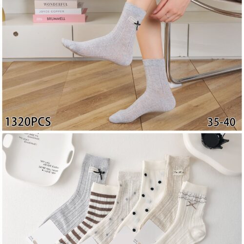 Calcetines Mujer Media Caña Lazo