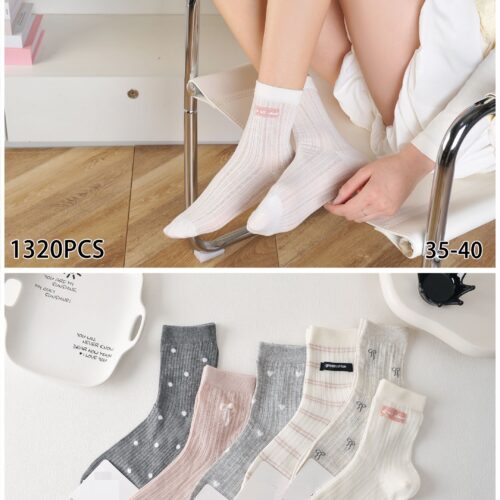 Calcetines Mujer Media Caña Lazo