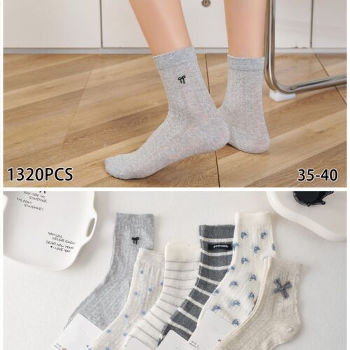 Calcetines Mujer Media Caña Lazo