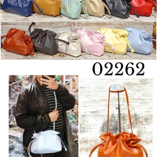 Bolso Bandolera Piel Lisa Estilo Pouch