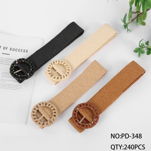 Cinturón Elástico Hebilla Circular