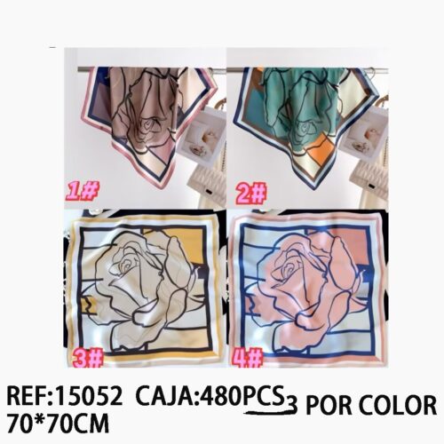 Pañuelo Cuadrado Estampado 70x70cm