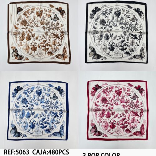 Pañuelo Cuadrado Estampado 70x70cm