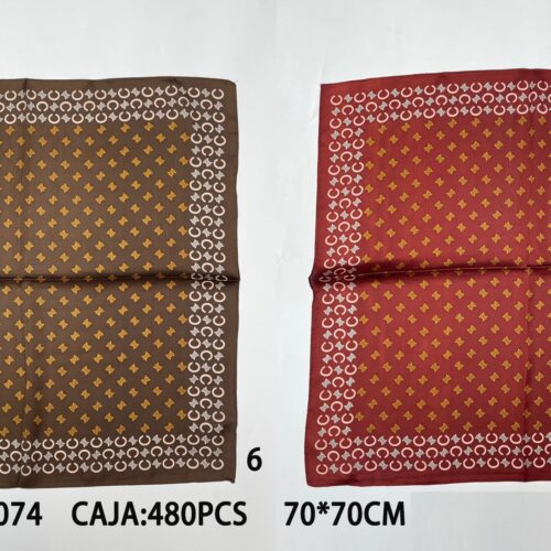 Pañuelo Cuadrado Estampado 70x70cm