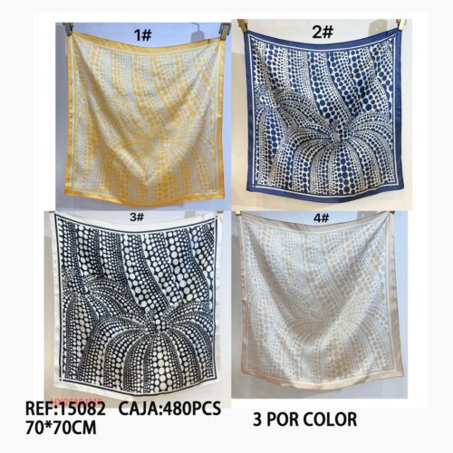 Pañuelo Cuadrado Estampado 70x70cm